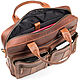 Кожаная деловая сумка "Гильермо" (коричневый крейзи). Классическая сумка. Кожинка. Ярмарка Мастеров.  Фото №5
