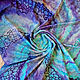 Scarf batik silk'Andromeda', Shawls1, St. Petersburg,  Фото №1