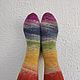 Вязаные носки; женские носки; теплые носки; шерстяные носки; яркие. Носки. Оксана. Интернет-магазин Ярмарка Мастеров.  Фото №2