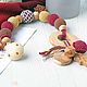 Original gift for the birth of a child. Rodent on the clip. Teethers and rattles. LillyShop. Online shopping on My Livemaster.  Фото №2