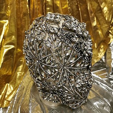 Субкультуры ручной работы. Ярмарка Мастеров - ручная работа Маска из страз. Handmade.