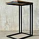Side table made of slabs 'Lecto MID'. Tables. uloft. My Livemaster. Фото №5