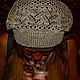 100% linen TAKES DELICATE 'LEAVES'. Berets. Exclusive linen jersey from Elena. Online shopping on My Livemaster.  Фото №2