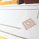 Track with embroidery snowflake, linen, stitch embroidery, merezhka, runner. Doilies. EmbroideryINNAI. My Livemaster. Фото №4