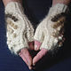 Women's knitted fingerless gloves Play with wool, Mitts, Klin,  Фото №1
