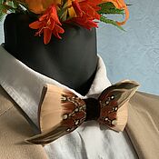 Аксессуары handmade. Livemaster - original item Bow tie with pheasant feathers. Handmade.