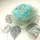 Windy Rose. Brooch - fabric flower. Brooches. ms. Decorator. My Livemaster. Фото №4