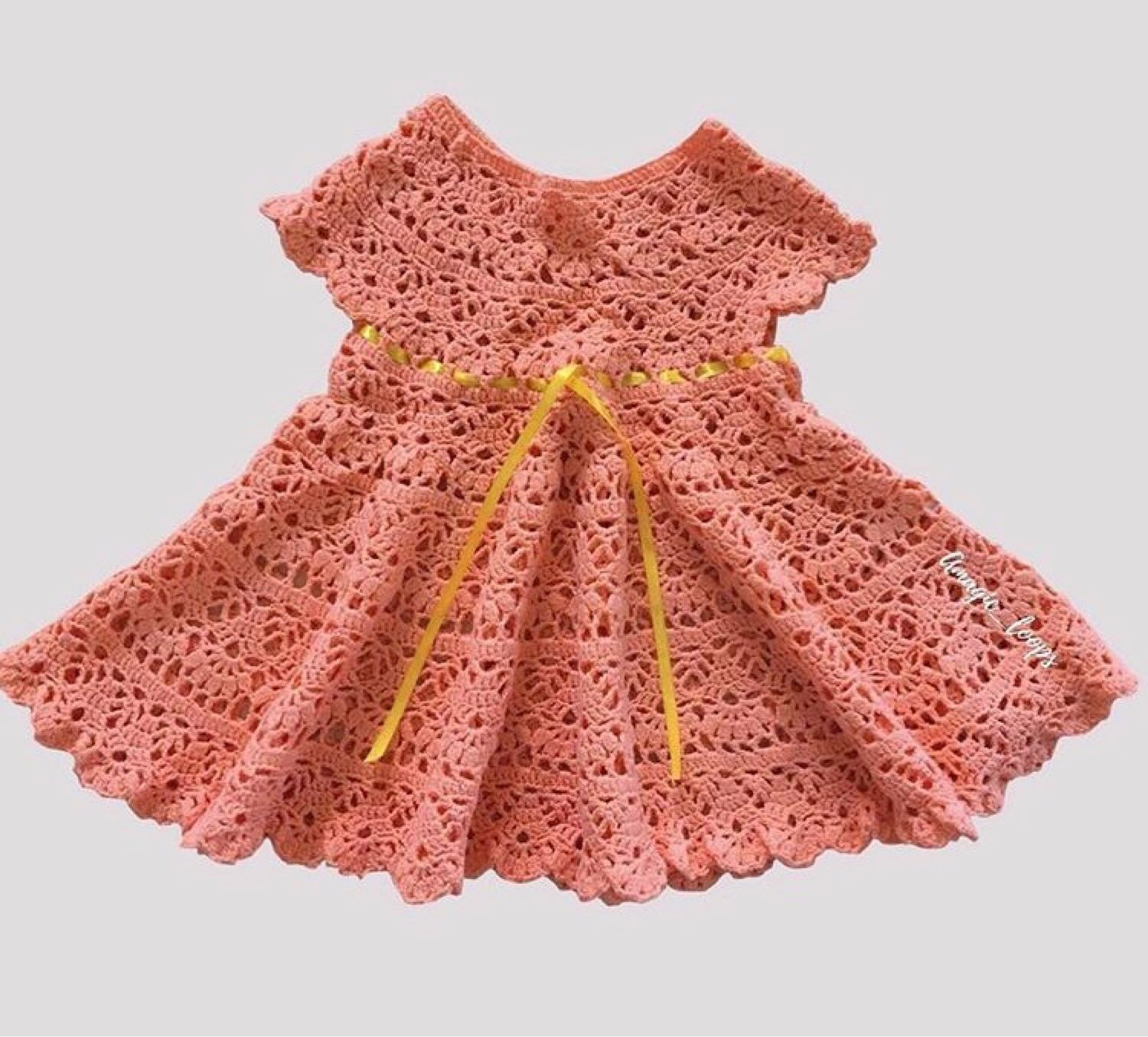 Вязаные платья для девочек 4 лет