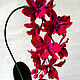 Flower-night light of the orchid 'Barberry'. Table lamps. Elena Krasilnikova. My Livemaster. Фото №6