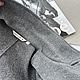 Винтаж: Длинный жакет из шерсти с кашемиром. Светло-серый. Пиджаки винтажные. Vintage-bazaar. Интернет-магазин Ярмарка Мастеров.  Фото №2