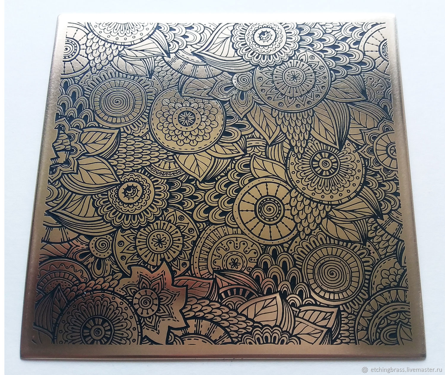 Гравировка на латуни купить в интернет-магазине Ярмарка Мастеров по ...