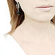 Silver Earrings with Fish Stingray skin (925 silver). Earrings. Kseniya Sakharnova. My Livemaster. Фото №4