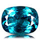 Неоновый Апатит 8,5x6,4 мм. 1,61 ct, Кабошоны, Ростов-на-Дону,  Фото №1