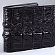 Бумажник из натуральной кожи крокодила IMA0225B222. Кошельки. CrocShop товары из экзотической кожи. Ярмарка Мастеров.  Фото №5
