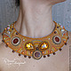 'Hatshepsut' embroidered necklace. Necklace. byDariaSutyrina (byDariaSutyrina). Online shopping on My Livemaster.  Фото №2