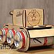 Подставка для пива и закусок "Танк". Подарки на 23 февраля. WoodCraft32. Интернет-магазин Ярмарка Мастеров.  Фото №2