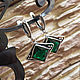' Emerald city ' quartz, silver bracelet earrings. Jewelry Sets. Jewelry and accessories by IRIS. My Livemaster. Фото №4
