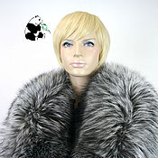 Аксессуары handmade. Livemaster - original item Chic fur collar of the Finnish long-tailed silver Fox. Handmade.