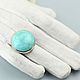 Ring with chrysocolla. Silver. Rings. Author Jewelry from natural stones. My Livemaster. Фото №5