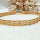 Order Gold luxury beaded choker necklace. elena (luxus-stil). Livemaster. . Chokers Фото №3