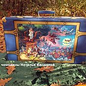 Сумки и аксессуары handmade. Livemaster - original item Suitcases with tales of Pushkin. Handmade.