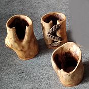 Для дома и интерьера handmade. Livemaster - original item A vase made of beech wood. Handmade.