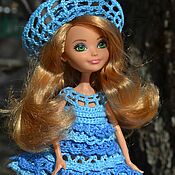 Куклы и игрушки handmade. Livemaster - original item Dress and hat for doll Ever After High (Ever After High). Handmade.