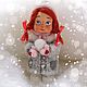 Валяная елочная игрушка Снежинка. Войлочная игрушка. Anna Kopylova (annaktoyss). Интернет-магазин Ярмарка Мастеров.  Фото №2