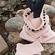Knitted pink Snood and mitts made of Italian wool. Snudy1. NLadoga. My Livemaster. Фото №4