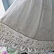Заказать Платье из льняной вуали " Подснежник". Marylinen (детская одежда,подарки). Ярмарка Мастеров. . Платье Фото №3