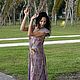 Валяное шелковое платье FLORIDA. Платья. KiEra. Ярмарка Мастеров.  Фото №6