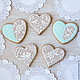 Gingerbread Hearts 'Lace', Gingerbread Cookies Set, St. Petersburg,  Фото №1