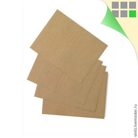 Крафт бумага А4 210х297 мм (плотная крафт-бумага в листах A4, 200 г/м2 (крафт картон)