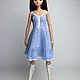  Платье для куклы Smart Doll, Dollfie Dream, 1/3 BJD. Одежда для кукол. ToyFairyTale. Ярмарка Мастеров.  Фото №4
