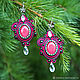 Soutache earrings 'Christmas'. Earrings. Soutazhe tale. Online shopping on My Livemaster.  Фото №2