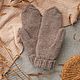Вязаные варежки Совушка. Варежки. Owlga Knit. Ярмарка Мастеров.  Фото №6