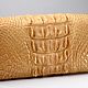 Кошелек женский из натуральной кожи крокодила IMA0004L33. Кошельки. CrocShop товары из экзотической кожи. Ярмарка Мастеров.  Фото №7