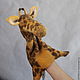 Giraffe. Glove puppet. Bi-BA-Bo. Puppet show. Taya Kart. My Livemaster. Фото №5