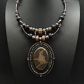 Украшения handmade. Livemaster - original item Necklace with septaria.. Handmade.