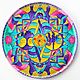Large mandala 'Enlightenment of the mind' plate porcelain d40 cm, Plates, Krasnodar,  Фото №1