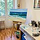 Прибой. Картины. Куликова Валерия. Интернет-магазин Ярмарка Мастеров.  Фото №2