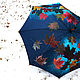Umbrella with the author's hand-painted Autumn leaves on the snow. Umbrellas. UmbrellaFineArt. My Livemaster. Фото №5