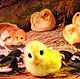 Валяный маленький цыпленок, Войлочная игрушка, Волгоград,  Фото №1
