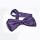Bow tie purple satin. Ties. Super Bow Ties. Online shopping on My Livemaster.  Фото №2