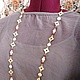 necklace with pendant 'golden dory' (pearl, ruby). Necklace. Pani Kratova (panikratova). My Livemaster. Фото №6