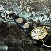 Украшения handmade. Livemaster - original item Pocket steampunk keychain watch 