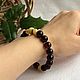 Bracelet from Baltic amber, 10 mm, color is cherry. Bead bracelet. Mark Amberstein, sale amber products. Online shopping on My Livemaster.  Фото №2