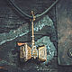 Заказать Молот Тора рунический из серебра, золочение, чернение. Подвеска. GOD Jewelry. Ярмарка Мастеров. . Подвеска Фото №3
