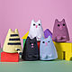 Мягкая игрушка - маленький полосатый кот с вашим настроением. Амигуруми куклы и игрушки. Вязаные игрушки - Ольга (knitlandiya). Ярмарка Мастеров.  Фото №6