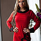 Dress 'the Artist' red. Dresses. Designer clothing Olesya Masyutina. My Livemaster. Фото №6